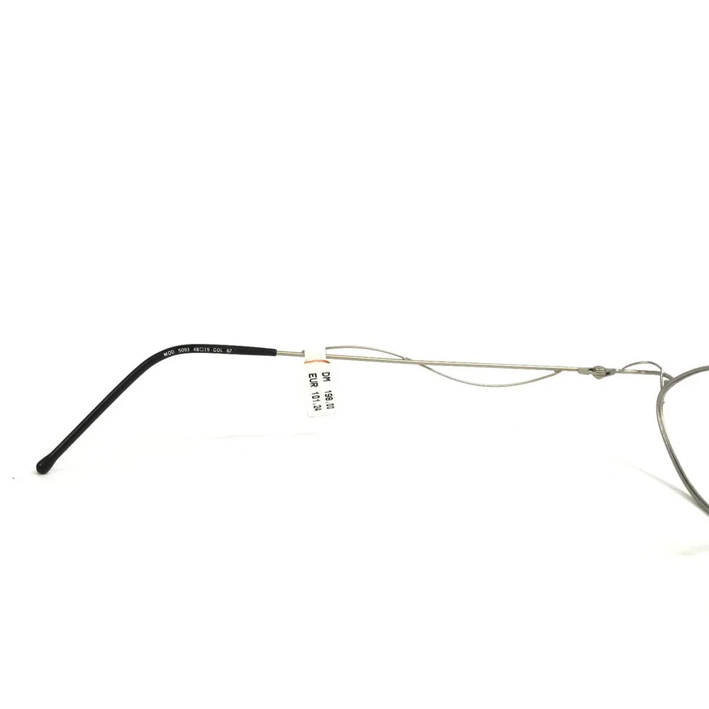 Select Eyeglasses Frames MOD 5093 COL 62 Red Silver Modern MCM Wire 48-19-133
